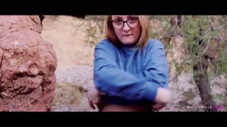 Molly Pills - Adorable Glasses Girl Big Facial Public Pov - Public-1