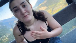 [K2S.CLUB] LeahSnuSnu - Seilbahnfahrt mit Happy End - Verbotener Fick in der Gondel - FullHD 1080P-9