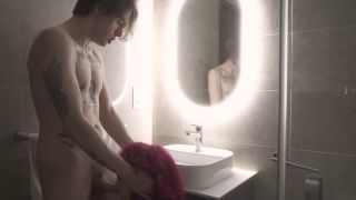 Cedric Dickery,Mushroomsofi,CedricandSofi - Real Couple Passionate Bathroom Fuck - Deepthroat, Standing Doggy and Cum on Ass-0