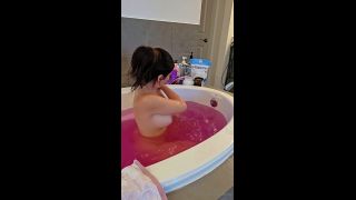 Femdom porn Alinity Alinity Ends Her Pink Bath With A Pussy Peek-8