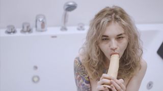The Best Side Of Karnelia. Nude Nymph Caresses Herself Before Shower An-2
