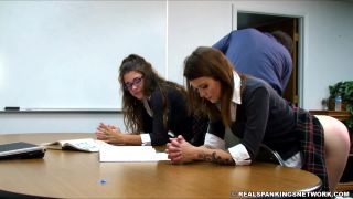 RealSpankingsInstitute 2017-20232 Girls Spanked by The Dean (Part 2 of 4)-0