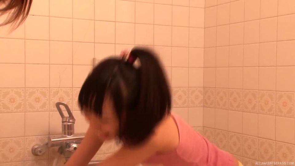Awesome Ryo Sena, and Rabu Saotome Asian chicks into lesbian sex play Video Online International!