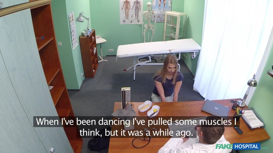 Innocent blonde gets the doctors massage - April 24, 2015