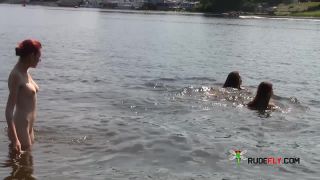 Lying out in the hot sun is this nudist's  favorite-7