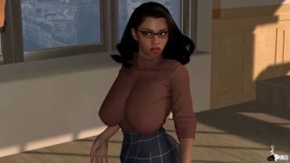 Cartoon Hentai Big Booty Gilf Ms. Jiggles and collage Neighbor give up those big Ol Bootys-5
