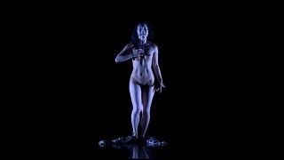 Naked Asian Exotic Art Performance - Nude Asian Public Theatre-4