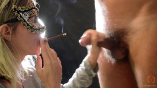 online xxx video 41 MORE 120s silver smoking BJ - smoking mania - femdom porn foot fetish dom-3
