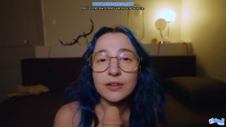 Khalamite - The shy blue-haired girl wants your dick for the evening - French Hairy Roleplay-7
