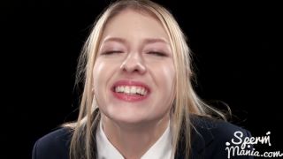 video 19 Rebecca Volpetti swallows tons of thick white cumshots – Sperm Mania - handjob and footjob - feet porn young girl foot fetish-7