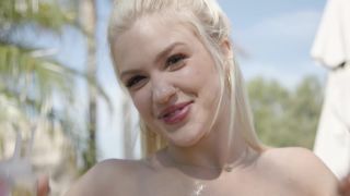Jazlyn Ray - Oiled Babe In Bikini Hard Fucked Full HD-1
