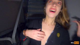 We Fucked In The Stairwell While Parents Are At Home  Cum In Panties And Put Them On  Pov 4K 1080p-8