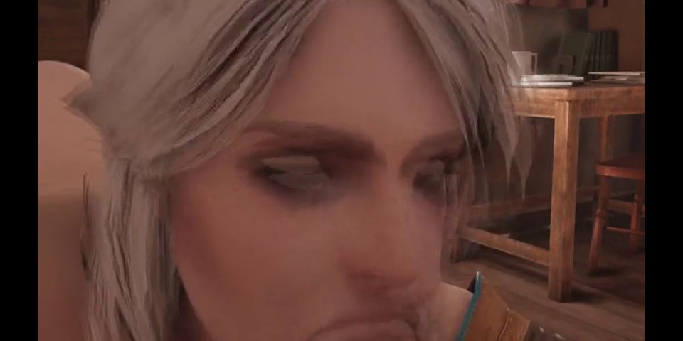 Hentai Futa Ciri and Triss - Ciri catches Triss masturbating Witcher Animation