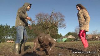 Evil Bitch - Princess Brook - Muddy piggy carpet - Fat slave-1