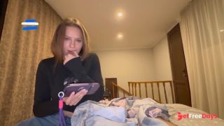 POV Stepsister noticed that I was watching anal porn and wanted to try it-1