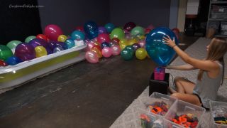 Custom Fetish - Julie Inflates 175 Balloons 4 Shoot BTS - Fetish-0