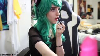 Lana Rain Cat Girl Masturbates To Hentai Onlyfans (Amateur porn)-0