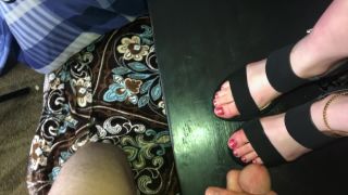 Cock Trample With Wedges - Cum Across Toes Sex Clip Video...-6