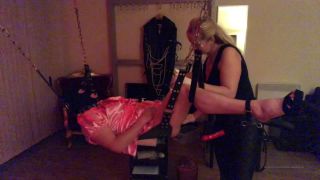 online xxx video 10 Miss Sandra - Pegging The Sissy On The Sling - Big  Strap-On, femdom corset on femdom porn -1