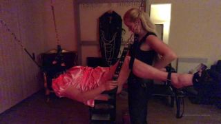 online xxx video 10 Miss Sandra - Pegging The Sissy On The Sling - Big  Strap-On, femdom corset on femdom porn -6