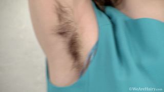 Halmia masturbates her hairy pussy on the bed - Hairy Pussy-1