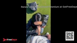 [GetFreeDays.com] Amazing blowjob on the golf course - Tonny and Mia Adult Stream July 2023-8