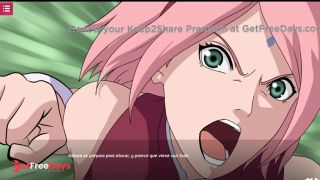 [GetFreeDays.com] Poniendo Bajo un Genjutsu a Sakura para que nos de Una Mamada - Sarada Rising Adult Clip October 2022-2