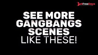 GangbangCreampie - Angelina Moon Returns To Get Gangbanged and Creampied-9