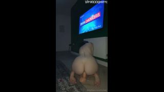 Solo Female Powerpufgalz Powerpufgalz Teases in Naked Solo Dildo Riding Leak Video-7