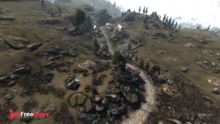 Sexy redhead grows taller and taller - Skyrim Giantess-7