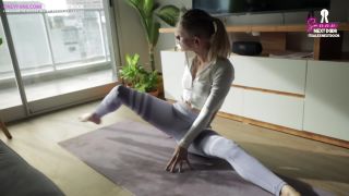 Petite Babe Gets Fucked Rough With Her Yoga Pants Half Way Down 1080p-1