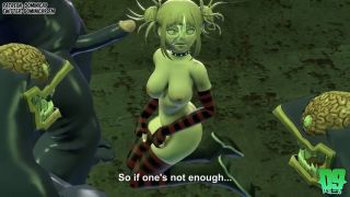 Rule34 Momo and Toga Tutorial on Nomu Fucking-0