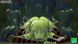 Rule34 Momo and Toga Tutorial on Nomu Fucking-3
