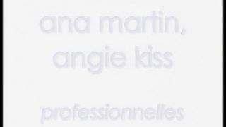 French babes Ana Martin and Angie Kiss lesbian, dildos and fisting video Lesbian!-0