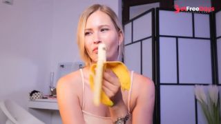 [GetFreeDays.com] Sexy eating banana Porn Clip June 2023-2