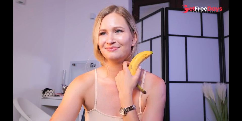 [GetFreeDays.com] Sexy eating banana Porn Clip June 2023