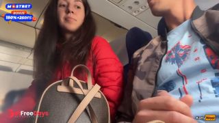 I Cant Wait and I Want to Jerking off His Cock Right on Plane Full of People...-4