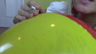 Pt 2 BuddahsPlayground - Popping Beach Balls With Cigarette-8