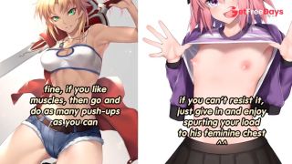 Jerk off game with Astolfo JOi, femdom, feet-8