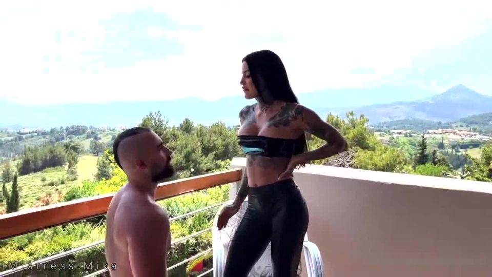 free porn video 6 Mistress Mika: Mika Katana - Rich Brats Ashtray And Boot Cleaner on smoking spanking fetish