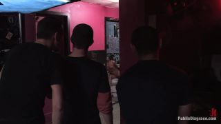 adult video clip 25 Cecilia Vega is bound, fucked and used by a bar full of strangers | corporal punishment | fetish porn banks blowjob-8