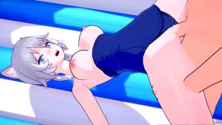 Wet Waifus - Cipher makes her Pussy Wet with Beach Fucking - Honkai Star Rail-8