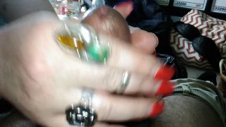 72 year old italian grandma footjob Black!-7