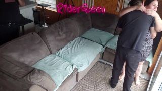 RiderQueenOk - Husband Cuckold Recording her wife whit Young man Bull Bareback Amateur BBW latina-1