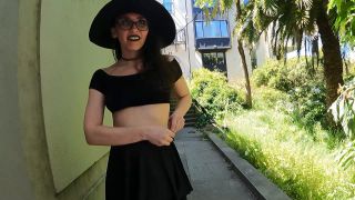 [GetFreeDays.com] Slit Skirt Fun! - Shy Goth hardcore spanking porn-6