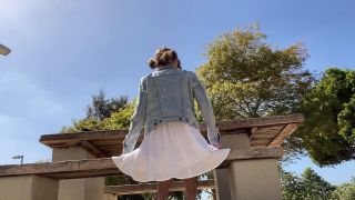 Femdom Porn MissIvyDoll – Public Sundress Flashing-5