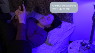 clip 32 Bettie Bondage - Sharing a Bed with Your Stepsis , latex fetish clothing on pov -2