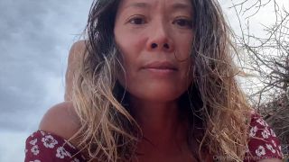 Asian MILF Orgasm On Florida Beach - Sundress Hardcore Amate-3