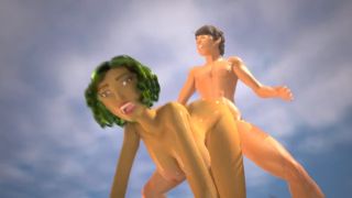 3D Porn 3DGSPOT - Oily Babe Gets Her Pussy Pounded At The Beach! 3D ANIMATION!-3