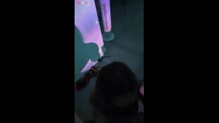 POV - Colombian in Red Lingerie and a Cross Necklace She Gave Me Head, Then Got Bent Over-5